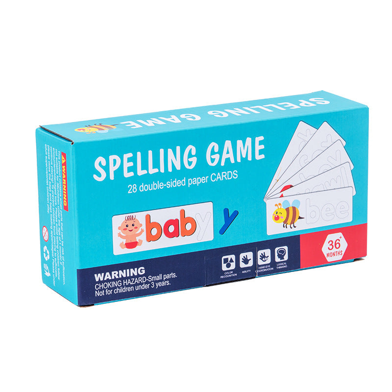 Fun Wooden Spelling Game: Master 26 Letters Early On!