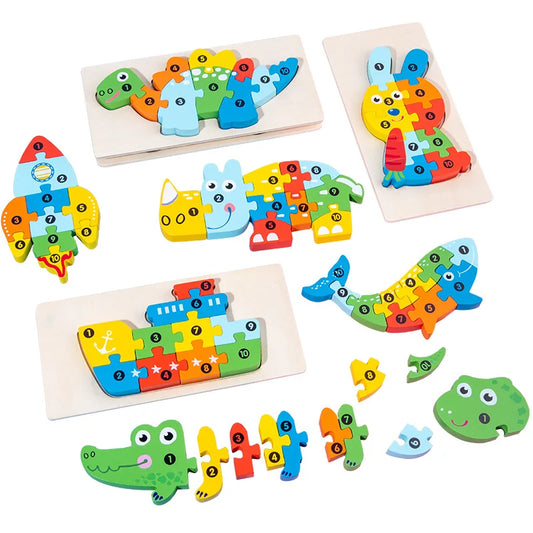 Montessori 3D Puzzles for Toddlers - Fun & Educational